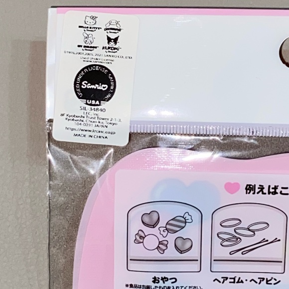 Sanrio Characters Zip Bags 5 bags - Picture 2 of 3